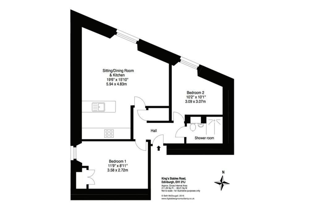 Castle Suite 2 Old Town Edimburgo Exterior foto